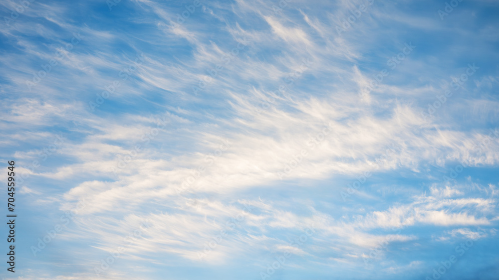 Fototapeta premium Blue sky with white clouds
