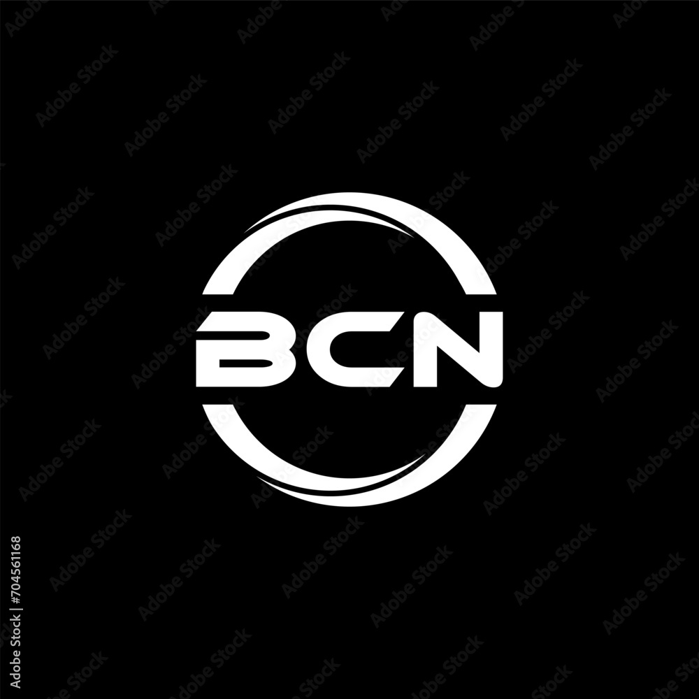 BCN letter logo design with black background in illustrator, cube logo, vector logo, modern alphabet font overlap style. calligraphy designs for logo, Poster, Invitation, etc. BCN letter logo design with black background in illustrator, cube logo, vector logo, modern alphabet font overlap style. calligraphy designs for logo, Poster, Invitation, etc.