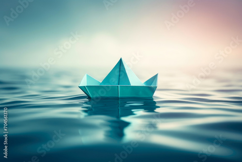 Crafting Tomorrow: Paper Boat Sails into the Digital Dawn