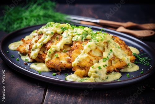 Cabbage Schnitzel on plate