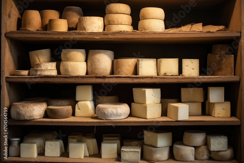 Cheese Cellar Chronicles: Cow's Finest on Wooden Stages