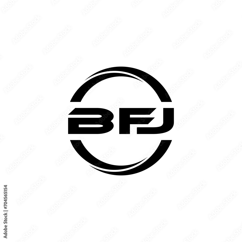 BFJ letter logo design with white background in illustrator, cube logo, vector logo, modern alphabet font overlap style. calligraphy designs for logo, Poster, Invitation, etc. BFJ letter logo design with white background in illustrator, cube logo, vector logo, modern alphabet font overlap style. calligraphy designs for logo, Poster, Invitation, etc.