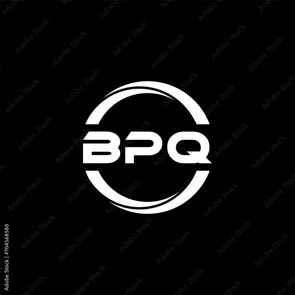 BPQ letter logo design with black background in illustrator, cube logo, vector logo, modern alphabet font overlap style. calligraphy designs for logo, Poster, Invitation, etc. BPQ letter logo design with black background in illustrator, cube logo, vector logo, modern alphabet font overlap style. calligraphy designs for logo, Poster, Invitation, etc.