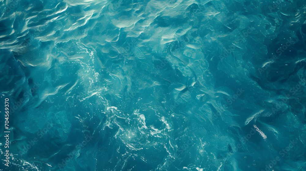 A mesmerizing expanse of aqua, turquoise, and teal fluid, evoking the peaceful depths of an underwater world with its gentle white waves A mesmerizing expanse of aqua, turquoise, and teal fluid, evoking the peaceful depths of an underwater world with its gentle white waves