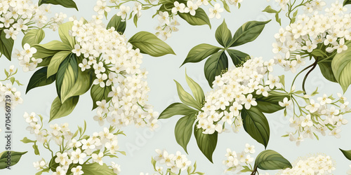 Elderflower background pattern photo