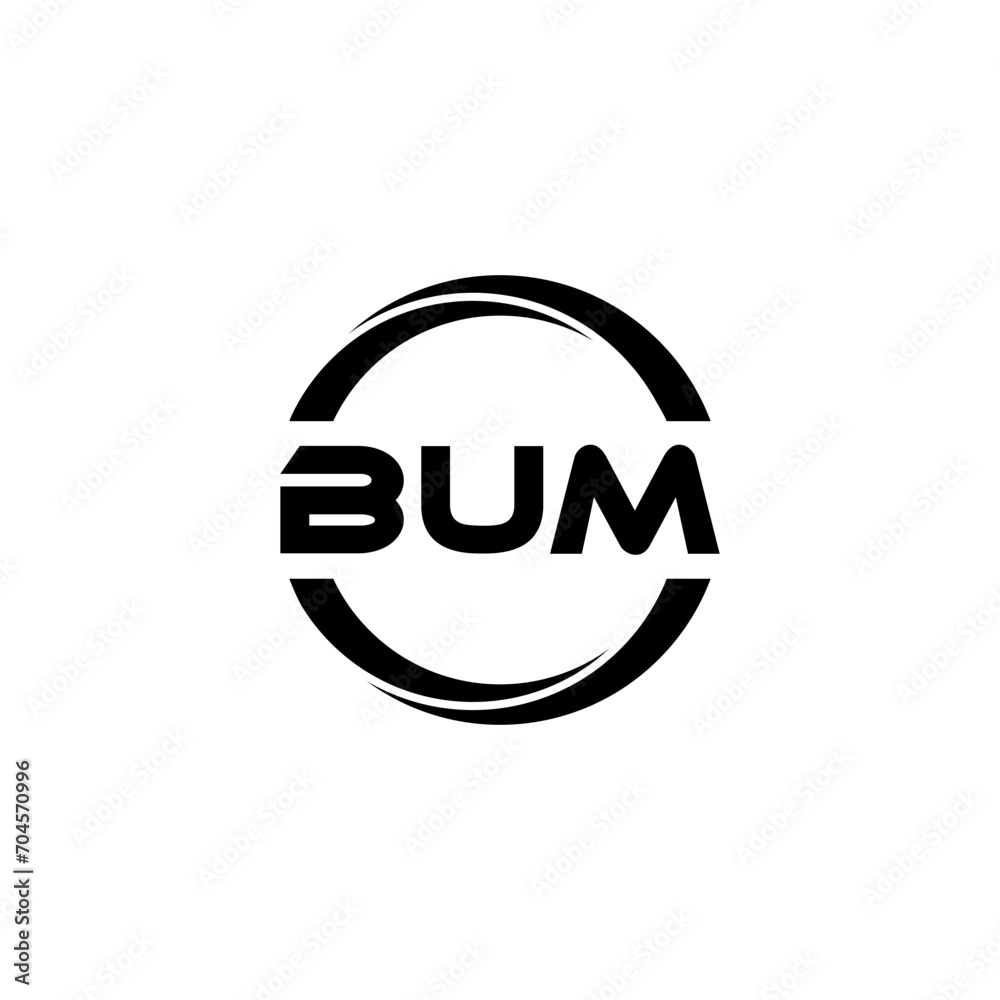 BUM letter logo design with white background in illustrator, cube logo, vector logo, modern alphabet font overlap style. calligraphy designs for logo, Poster, Invitation, etc. BUM letter logo design with white background in illustrator, cube logo, vector logo, modern alphabet font overlap style. calligraphy designs for logo, Poster, Invitation, etc.