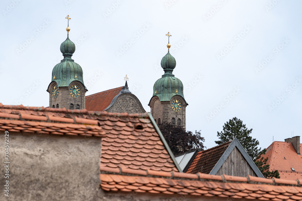 Kirche Heilig Kreuz in der Altstadt von Landsberg am Lech Kirche Heilig Kreuz in der Altstadt von Landsberg am Lech