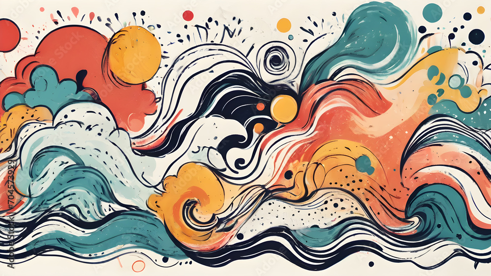 Artifical generated wave design background. Abstract background wavy lines background . AI generated image Artifical generated wave design background. Abstract background wavy lines background . AI generated image