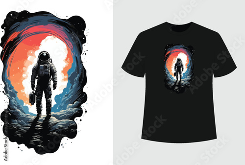 Astronaut illustration vector art