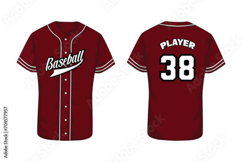Baseball custom Jersey sublimation