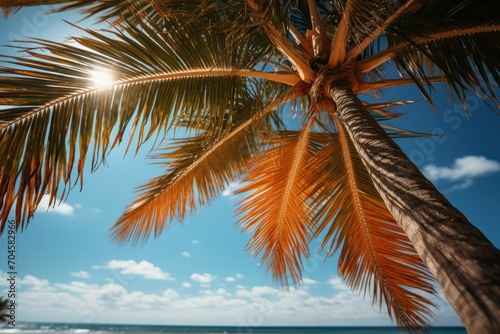 palm tree on the beach