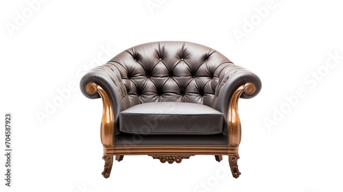 Sofa chair on transparent background