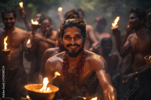 Indian celebrations lifestyle: holika dahan traditions, rituals, and festive joy in a vibrant cultural tapestry of colors, community, and folklore photo