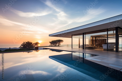 Modern villa with infinity pool and stunning sea view © duyina1990