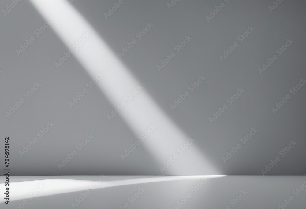 Minimalistic abstract gentle light grey background for product presentation with light and shadow Minimalistic abstract gentle light grey background for product presentation with light and shadow