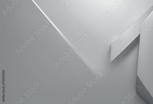 Minimalistic abstract gentle light grey background for product presentation with light and shadow