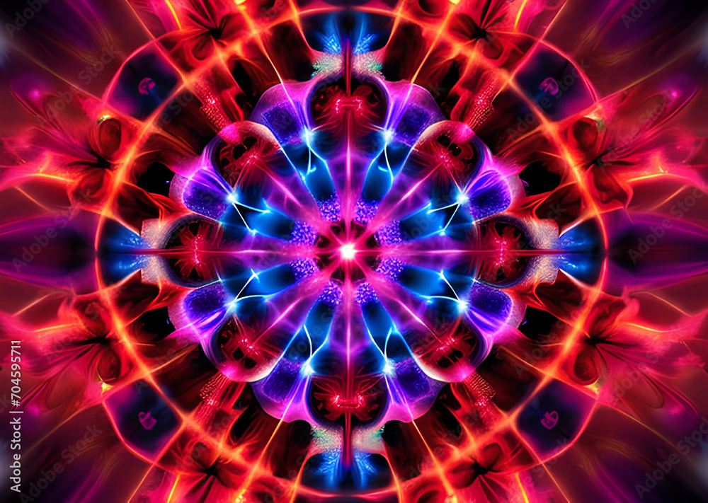 Effect Fractal wallpaper texture of bright colors,Generative AI Effect Fractal wallpaper texture of bright colors,Generative AI