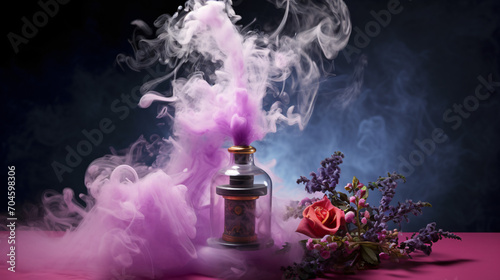Capturing Fine Mist of Perfume Spray