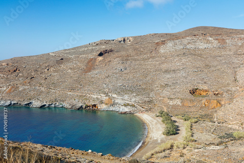 The beach Malliadiko of Serifos island, Greece