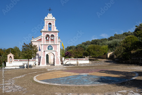 Church at the north of Corfu, Greece photo