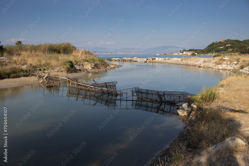 Sea bay, Corfu, Greece