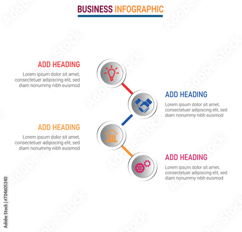 Infographic elements data visualization vector design template. Can be used for steps, options, business process, workflow, diagram, flowchart concept, timeline, marketing icons, info graphics.