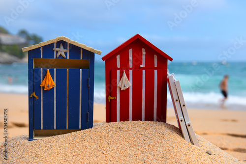 Beach huts at the beach