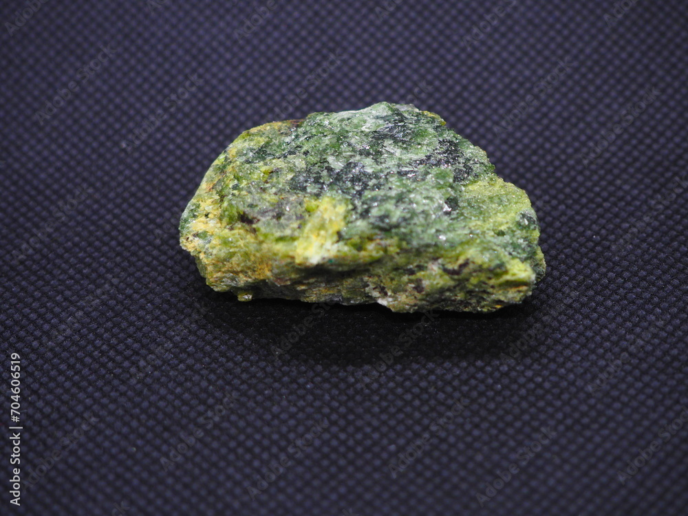 diopside, crystallized greenish stone. diopside, crystallized greenish stone.