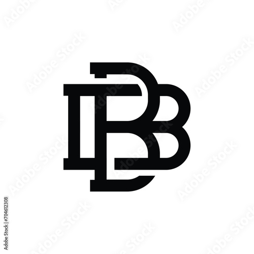 Elegant BB Letter Linked Monogram Logo Design