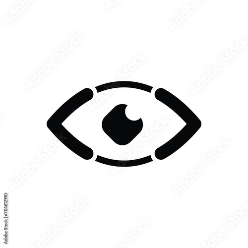 Technology, healty and eye logo design 