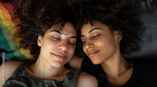 portrait of a couple of women 