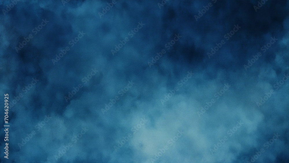 blue water fog background abstract water watercolor paint background dark blue color grunge texture