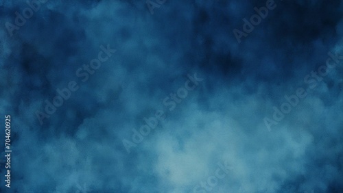 blue water fog background abstract water watercolor paint background dark blue color grunge texture