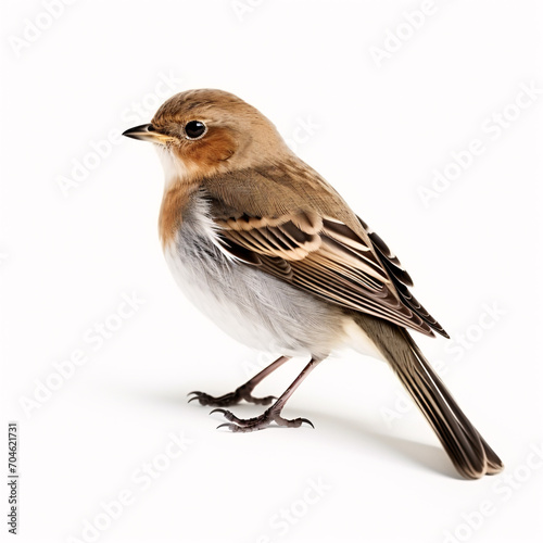 bird on white background isolated