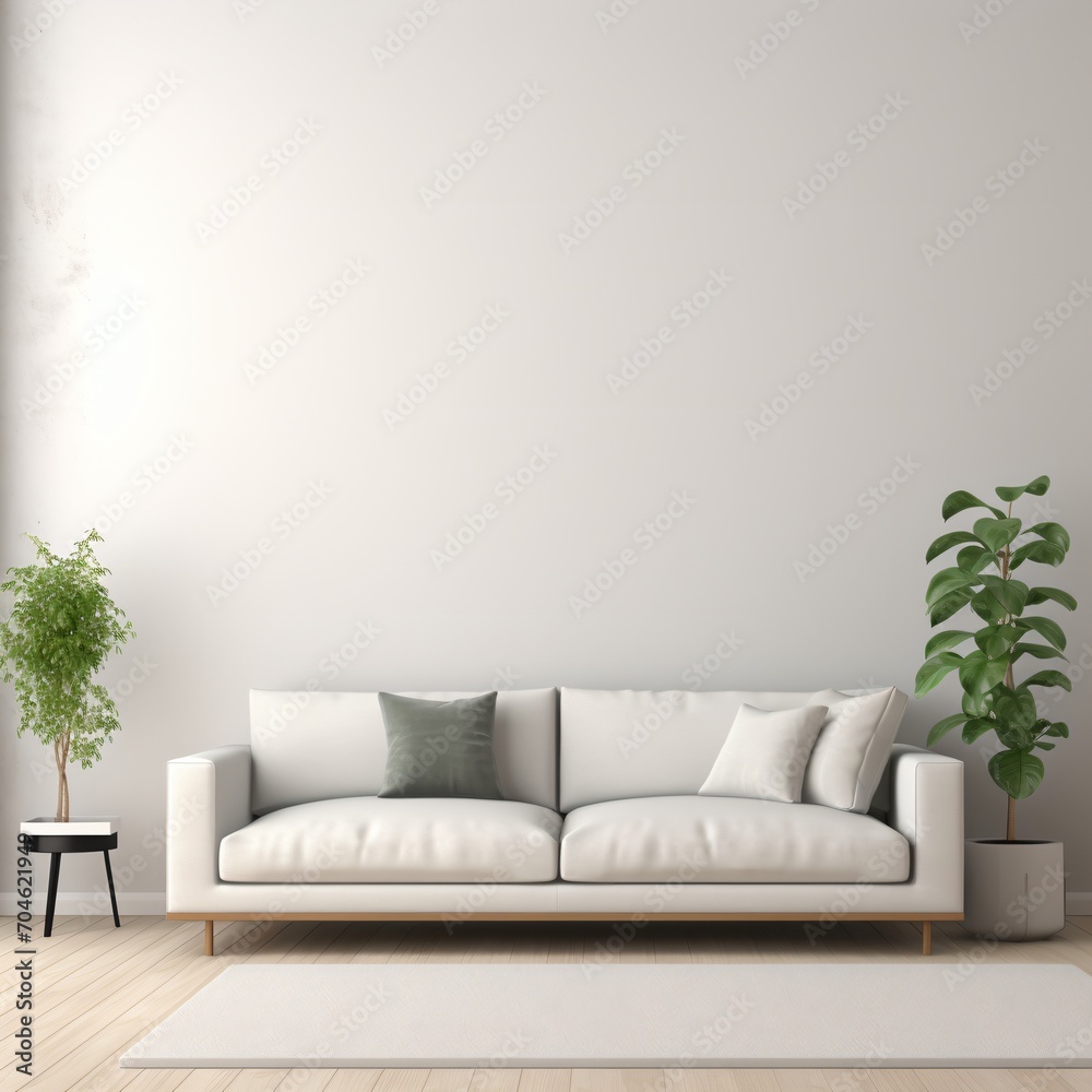 Fototapeta premium Bright and Airy Living Room