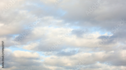 Fototapeta Naklejka Na Ścianę i Meble -  sky filled with fluffy clouds, symbolizing serenity and freedom