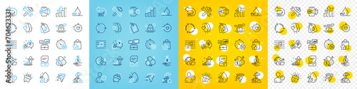 Vector icons set of Income money, Recycling and Business portfolio line icons pack for web with Honeymoon cruise, Risk management, Water drop outline icon. Bio tags, Idea. Vector
