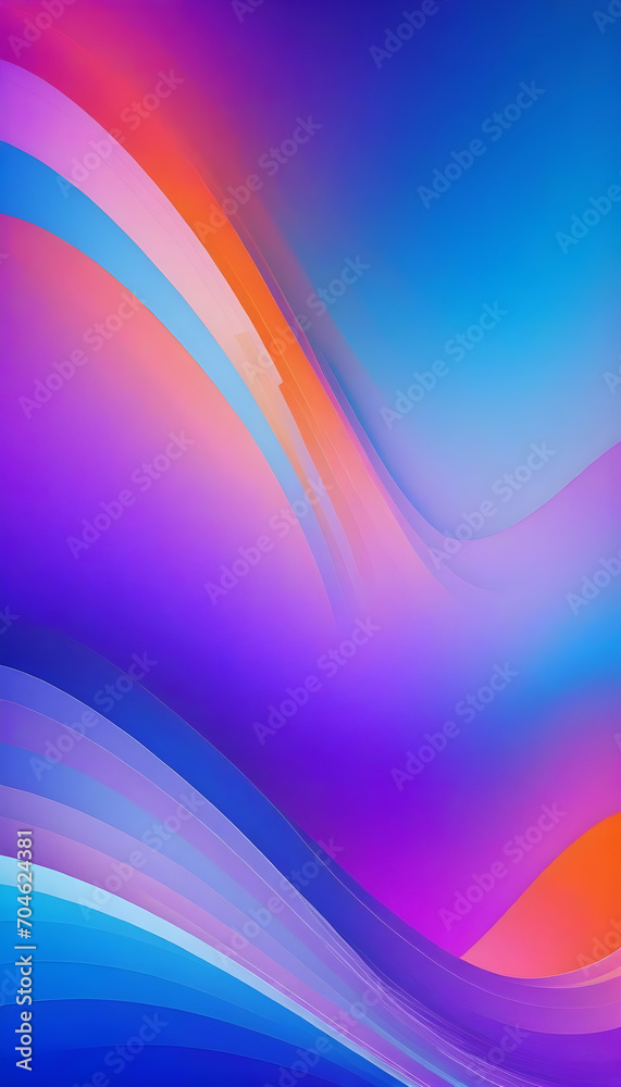 Obraz premium Abstract vibrant colored background - blue orange and violet tones