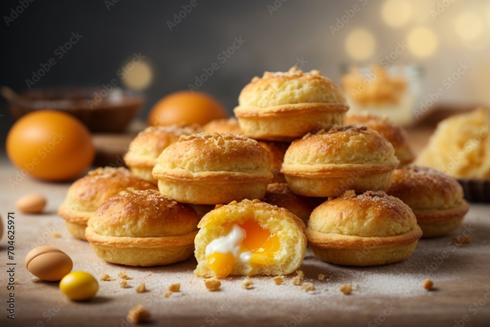 muffins on a plate (Queijadas)