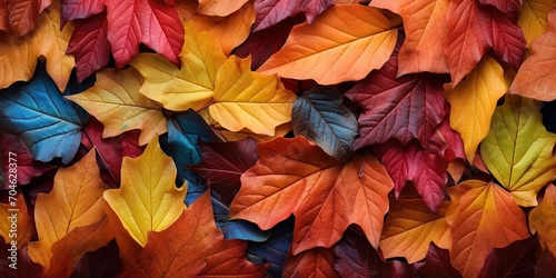 Variety of colors of leaf fall , background , wallpaper © Людмила