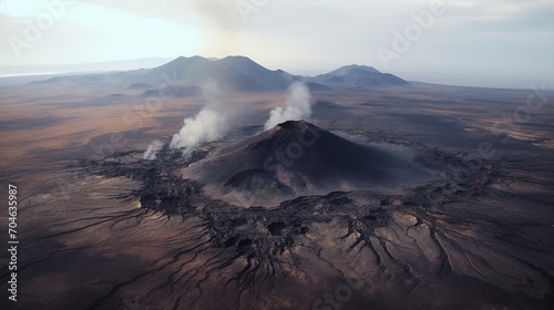 volcano etna sicily country photo