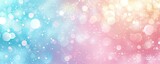 A pink and blue circles bokeh background