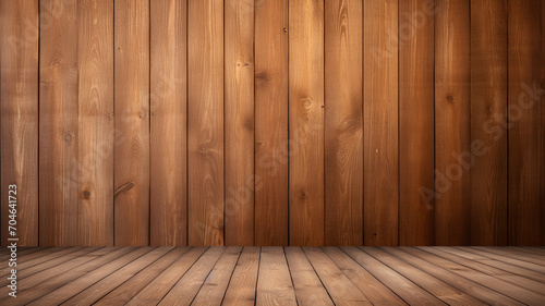 Brown vertical wood texture background, wood boardwalk decking surface pattern