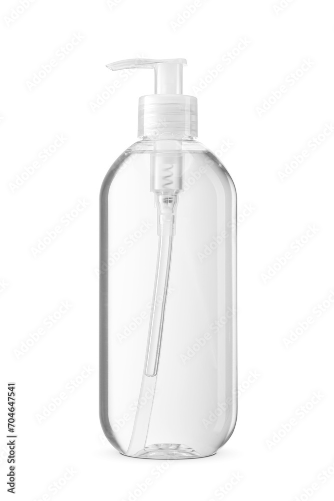 Pump bottle of transparent liquid soap isolated. Transparent PNG image. Pump bottle of transparent liquid soap isolated. Transparent PNG image.