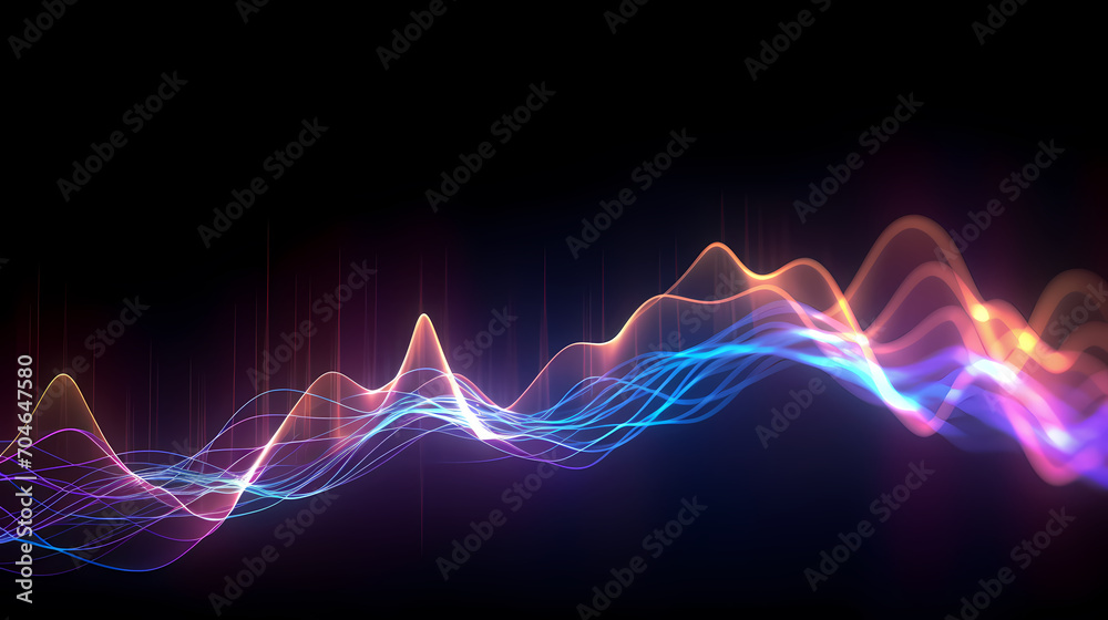 Fototapeta premium Technology abstract graphic poster web page PPT background, technology background