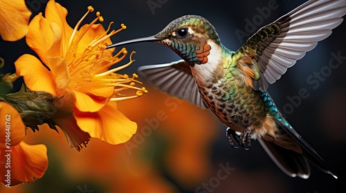 Colorful humming bird © neirfy