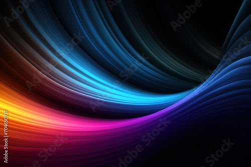 Abstract Colorful waves and Lines background for design and presentation