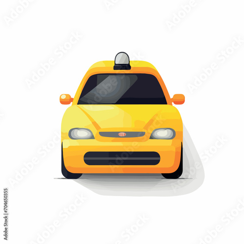 Taxi in cartoon, doodle style. Isolated 2d vector illustration in logo, icon, sketch style, Eps 10. AI Generative