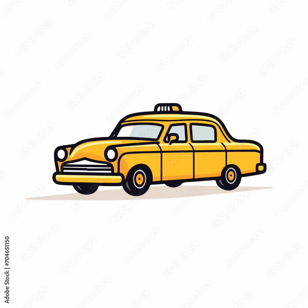 Taxi in cartoon, doodle style. Isolated 2d vector illustration in logo, icon, sketch style, Eps 10. AI Generative Taxi in cartoon, doodle style. Isolated 2d vector illustration in logo, icon, sketch style, Eps 10. AI Generative