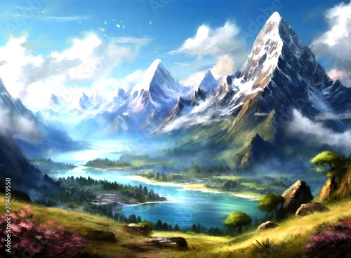 Fantasy landscape art and its profound impact on player engagement generative ai